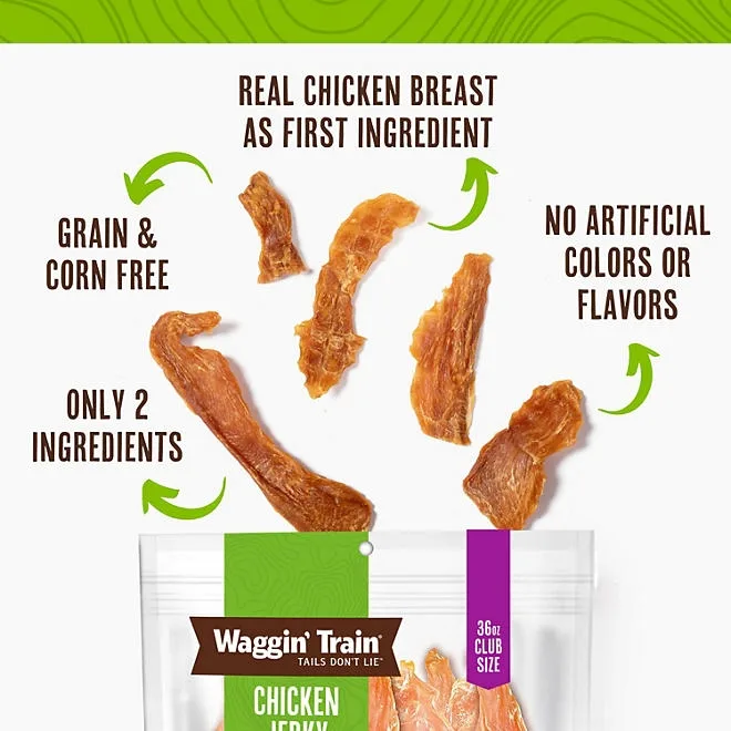 Waggin Train Chicken Jerky Dog Treats, 36 oz. 5