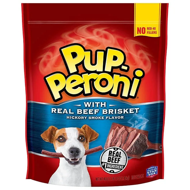 Pup-Peroni Dog Treats with Real Beef Brisket, Hickory Smoked Flavor, 46 oz. 2