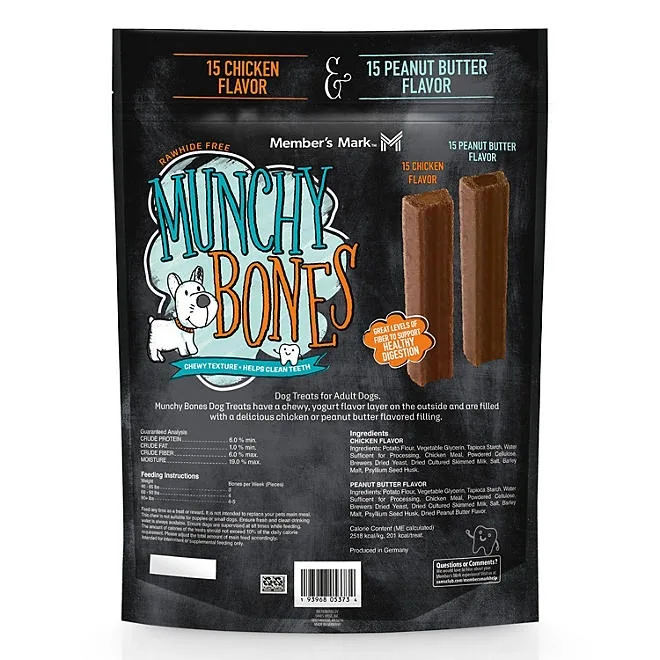 Member's Mark Munchy Bones Dog Treats for Adult Dogs, 30 ct. 3