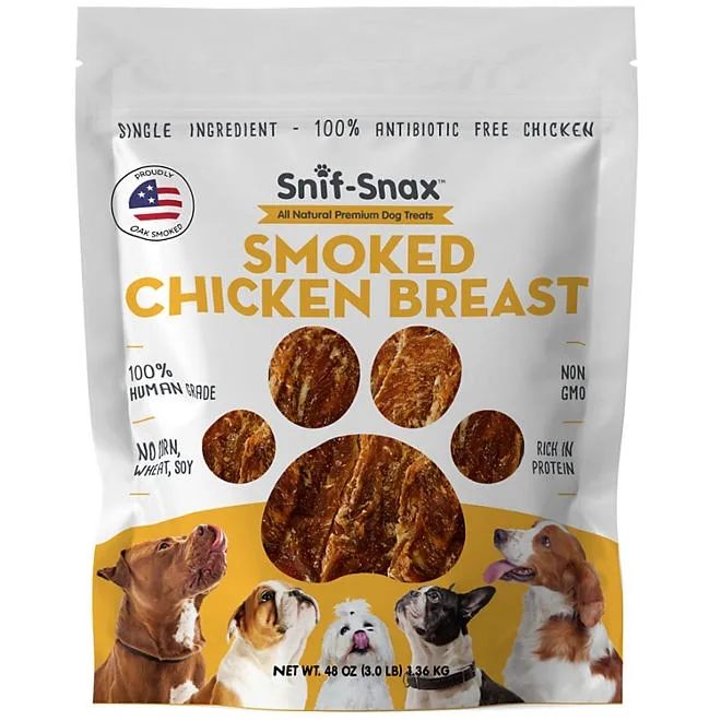 Snif-Snax Smoked Chicken Breast Dog Treats 48, oz. 2