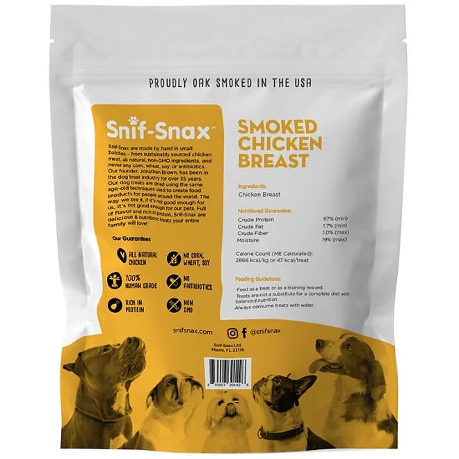 Snif-Snax Smoked Chicken Breast Dog Treats 48, oz. 3