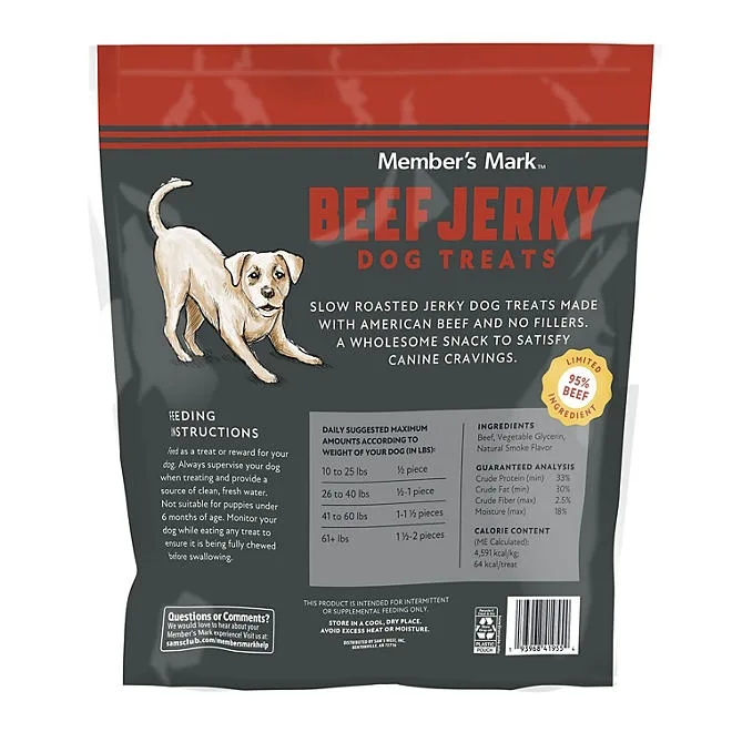Member's Mark Beef Jerky Dog Treats, 48 oz. 3