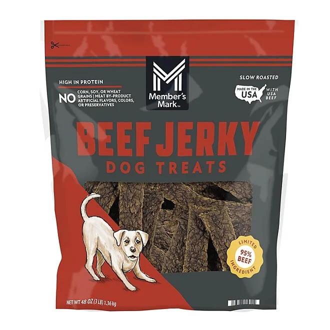 Member's Mark Beef Jerky Dog Treats, 48 oz. 2