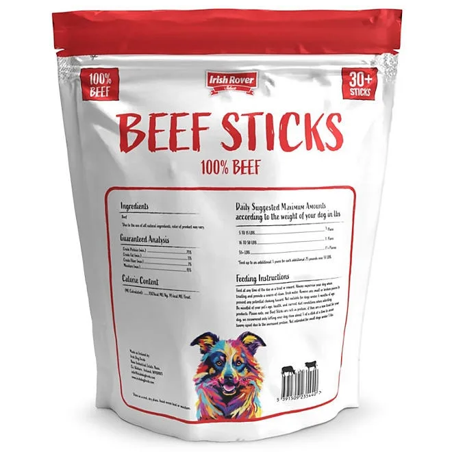 Irish Rover Beef Stick Dog Treats, 35 oz. 3