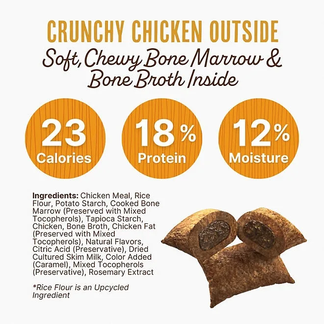 Waggin' Train, Chicken & Bone Broth, High Protein Pockets with Bone Marrow, 36 oz. 4
