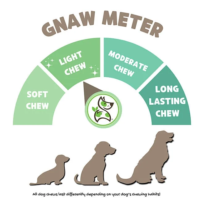 Nature Gnaws Beef Tripe Twists Dog Chews, 1 lb. 4