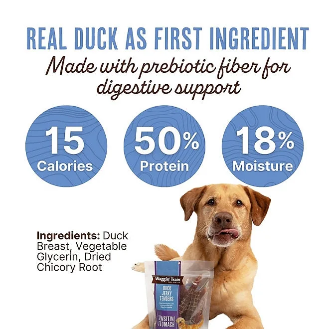 Waggin' Train, Duck Jerky Dog Treats for Sensitive Stomach, 36oz 4