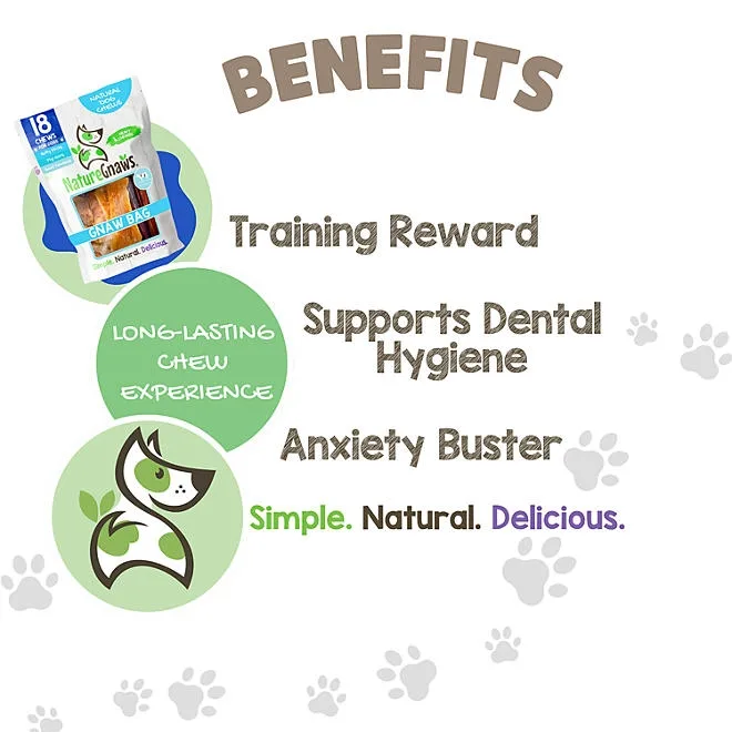 Nature Gnaws Dog Chews, Variety Pack, 19.2 oz., 18 ct. 5