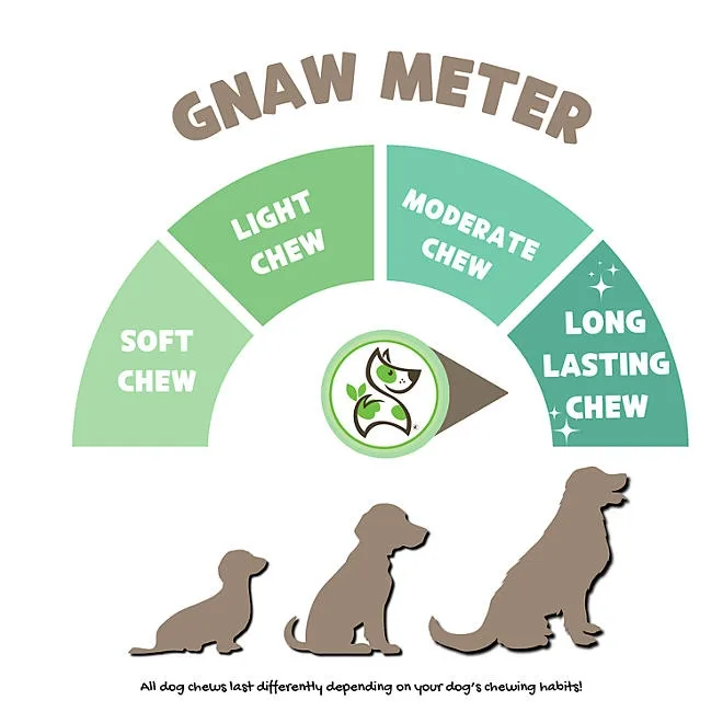 Nature Gnaws Dog Chews, Variety Pack, 19.2 oz., 18 ct. 4