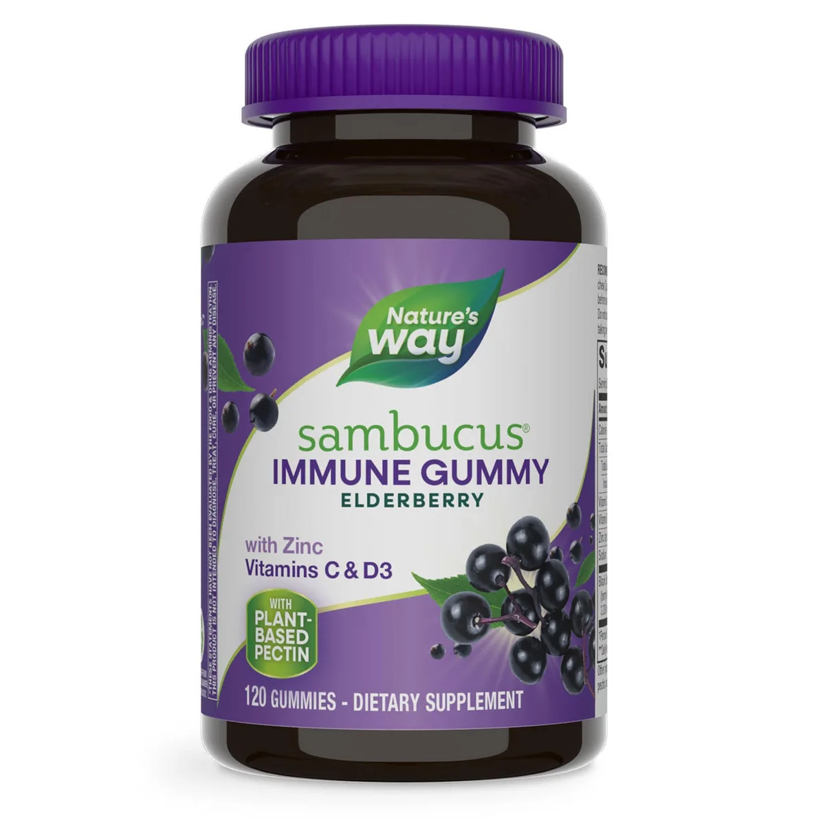 Nature&rsquos Way Sambucus Elderberry Gummies, 120 ct.
