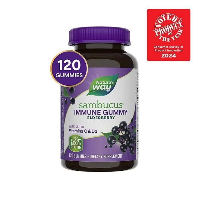 Nature’s Way Sambucus Elderberry Gummies, 120 ct. 5