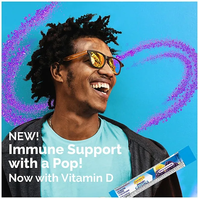 Emergen-C Immune + Crystals, Blackberry Lemonade, 56 ct. 5