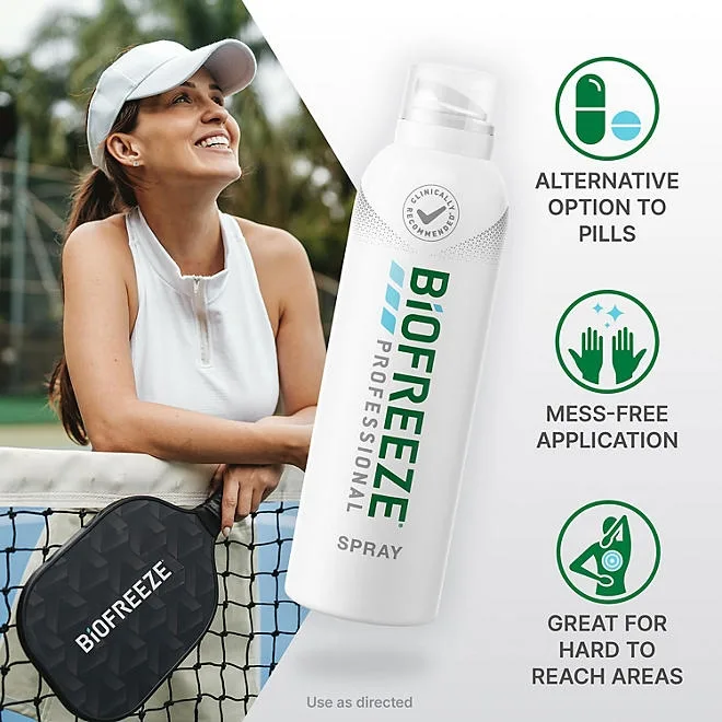 Biofreeze Professional Menthol Pain Relief Spray, 4 fl. oz, 2 pk. 5