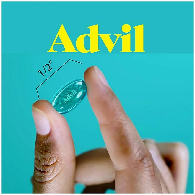Advil Liqui-Gels Pain Reliever and Fever Reducer, Ibuprofen 200mg Capules, 240 ct. 4