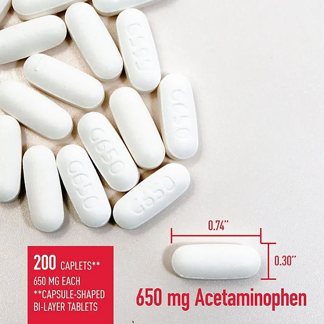 Member's Mark Arthritis Pain Extended Release Tablets, 650 mg Acetaminophen, 200 ct./pk., 2 pk. 4