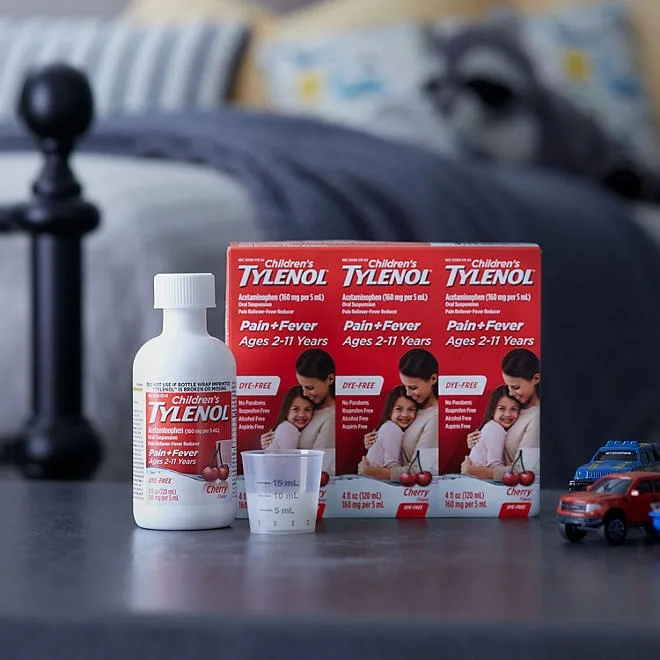 Children's Tylenol Oral Suspension, Cherry, 4 oz., 3 pk. 4