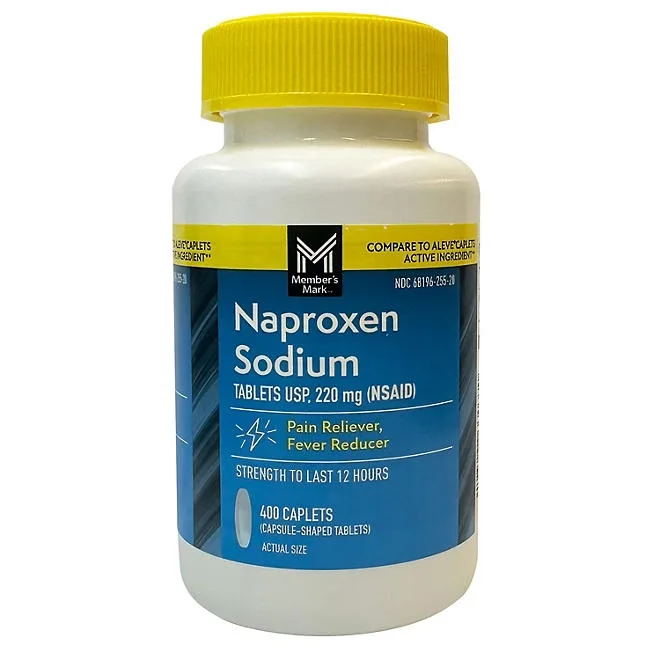 Member's Mark Naproxen Sodium Tablets NSAID, 220 mg, 400 ct. 2