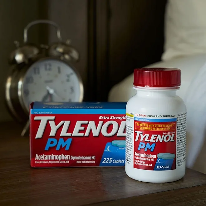 Tylenol PM Extra Strength Pain Relief Caplets 225 ct. 4