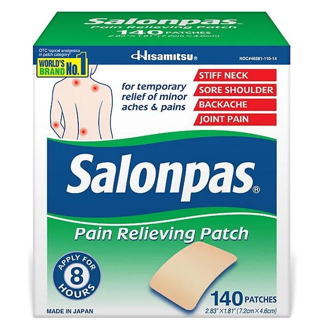 Salonpas Pain-Relieving Patch, 140 ct. 2