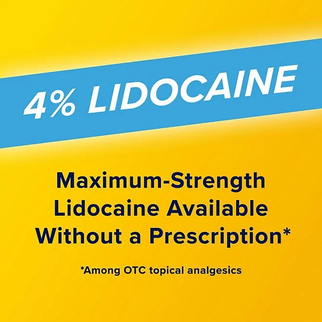 Aspercreme Pain Relief Roll-On, 4% Lidocaine, 2.5 oz., 2 pk. 4