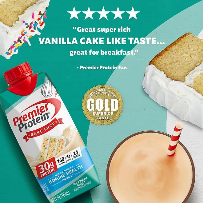 Premier Protein 30g High Protein Shake, Cake Batter Delight 11 fl. oz., 15 pk. 5