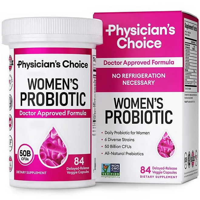 Physician's Choice Women's 50 Billion CFU Probiotic Capsules, 84 ct. 2