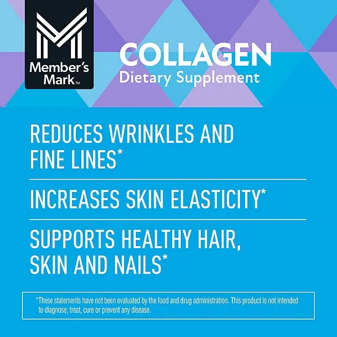 Member's Mark VERISOL Collagen Tablets, 2500 mg, 180 ct. 5