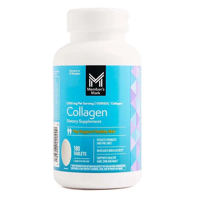 Member's Mark VERISOL Collagen Tablets, 2500 mg, 180 ct. 2
