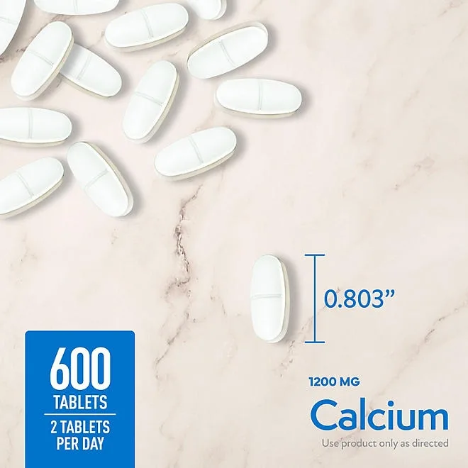Member's Mark Calcium with Vitamin D3 Tablets, 600 ct. 4