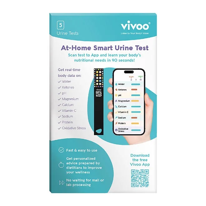 Vivoo Urine Test Strips, 5 ct. 2