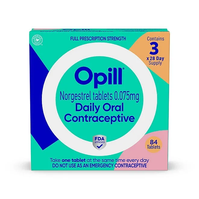 Opill Estrogen Free Birth Control, 3 Month 2