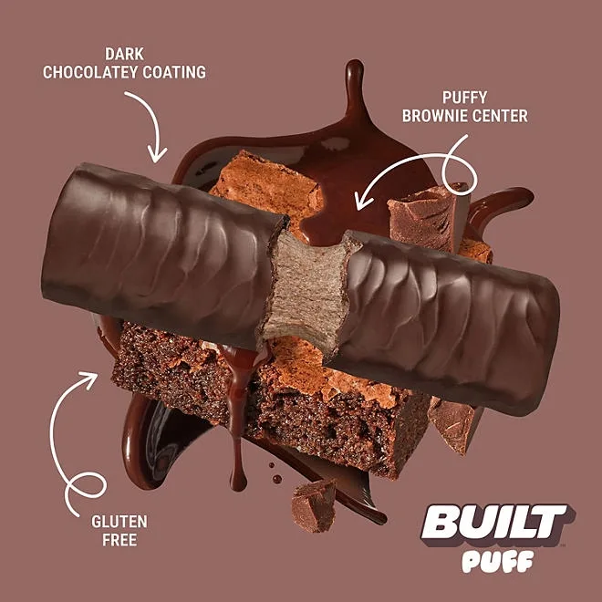Built Bar Puff & Chunk Protein Bars, Variety Pack, 13 ct. 3