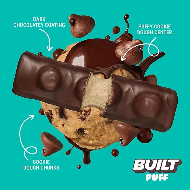 Built Bar Puff & Chunk Protein Bars, Variety Pack, 13 ct. 4
