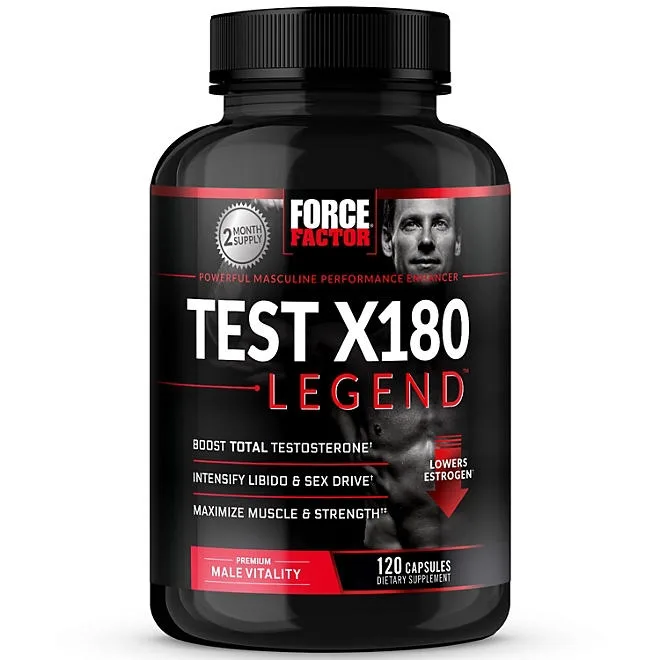 Force Factor Test X180 Legend Testosterone Booster Capsules 120 ct. 2