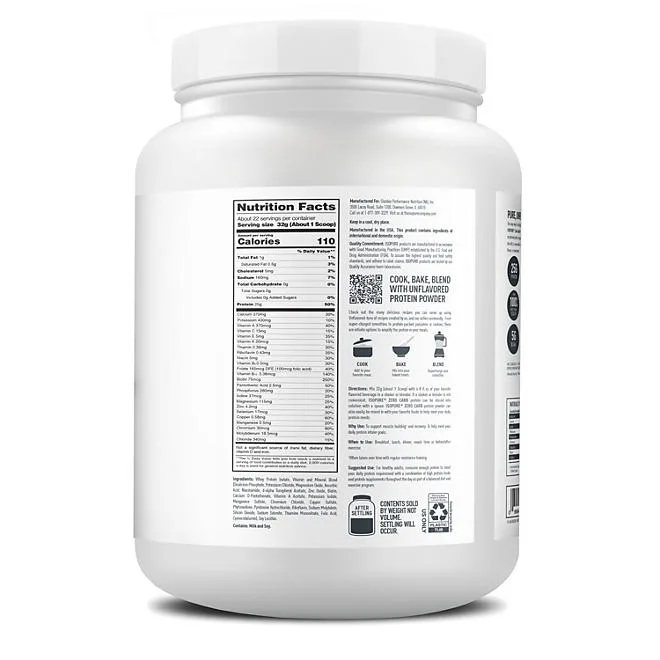 ISOPURE Whey Protein Isolate, Unflavored, 1.55 lbs. 3