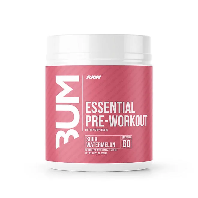 RAW Nutrition CBUM Essential Pre Workout Powder, Sour Watermelon 60 Servings 2