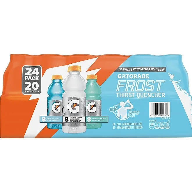 Gatorade Frost Thirst Quencher, Variety Pack 20 fl. oz., 24 pk. 2