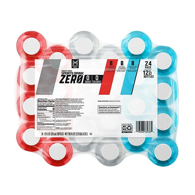 Member's Mark Sports Drink Zero 12 fl. oz., 24 pk. 3