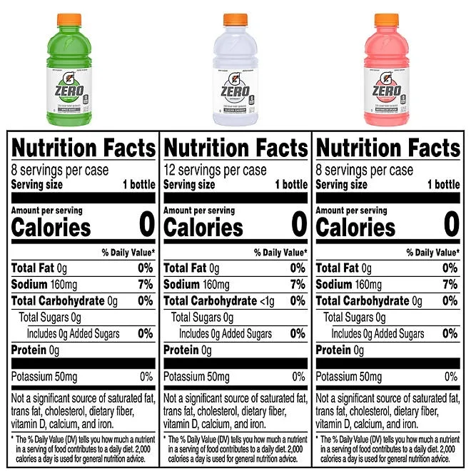 Gatorade G Zero Splash Variety Pack 12 fl. oz., 28 pk. 3