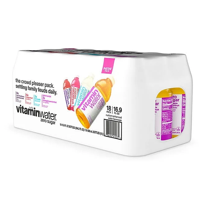 Glaceau Vitaminwater Zero Variety Pack Nutrient Enhanced Water 16.9 fl. oz., 18 pk. 5