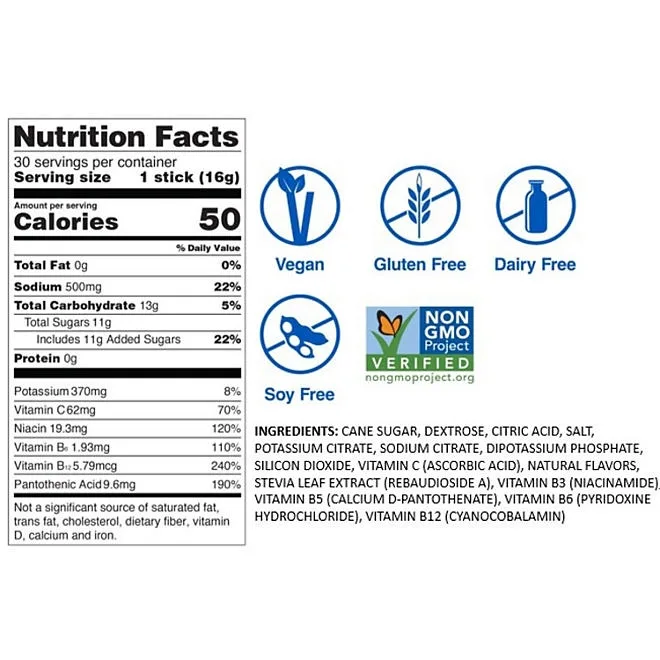 Liquid I.V. Hydration Multiplier Electrolyte Powder, Popsicle Firecracker 0.56 oz., 30 pk. 3
