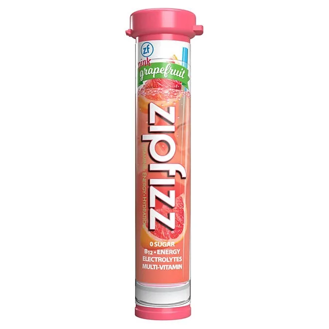 Zipfizz Energy Multi-Vitamin Hydration Drink Mix, Pink Grapefruit, 20 ct. 4