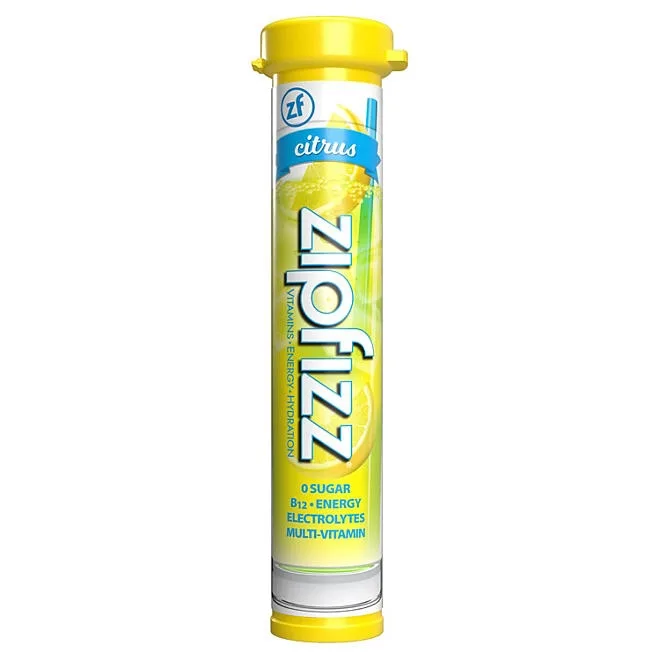Zipfizz Energy Multi-Vitamin Hydration Drink Mix, Citrus, 20 ct. 4