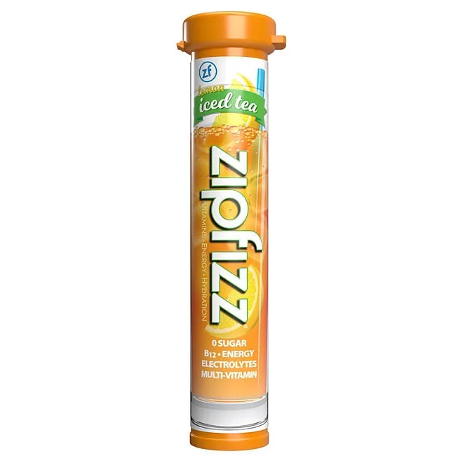 Zipfizz Energy Multi-Vitamin Hydration Drink Mix, Lemon Iced Tea, 20 ct. 4