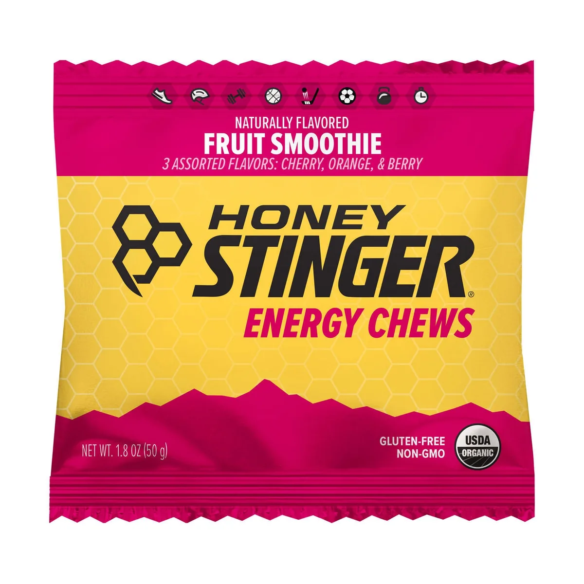 Honey Stinger Energy Chews, Fruit Smoothie Flavor, 12 ct. 3