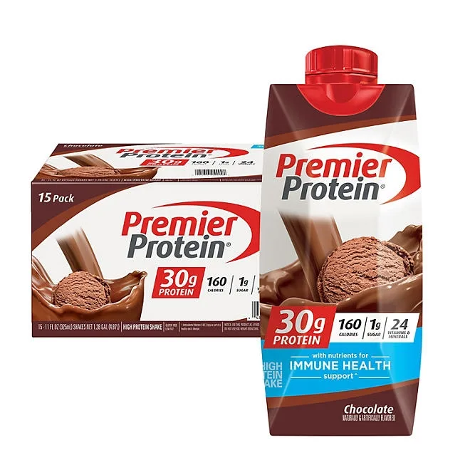 Premier Protein 30g High Protein Shake, Chocolate, 11 fl. oz., 15 pk. 2
