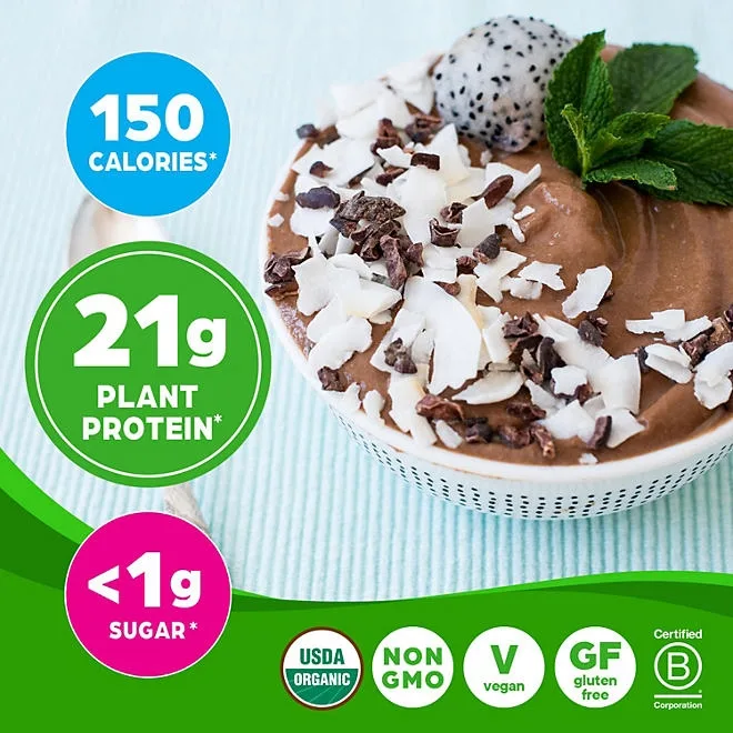 Orgain Organic 21g Plant-Based Protein Powder, Creamy Chocolate Fudge 2.74 lbs. 5