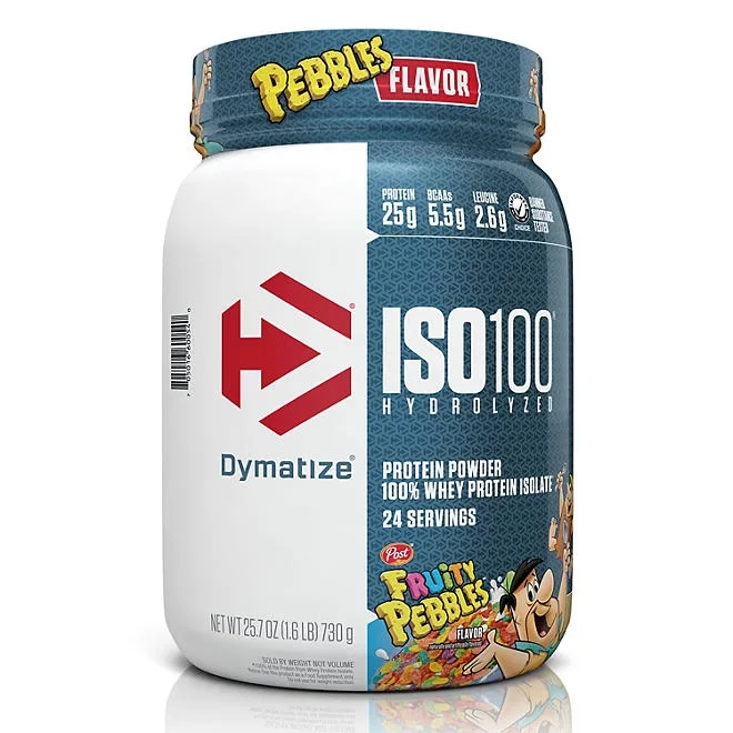 Dymatize ISO100 Hydrolyzed 25g 100% Whey Protein Powder, Fruity Pebbles 1.6 lbs. 2