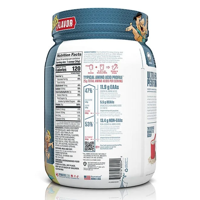 Dymatize ISO100 Hydrolyzed 25g 100% Whey Protein Powder, Fruity Pebbles 1.6 lbs. 4
