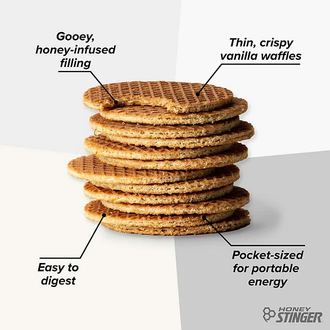 Honey Stinger Vanilla Waffle Organic Healthy Snack (12ct.) 5